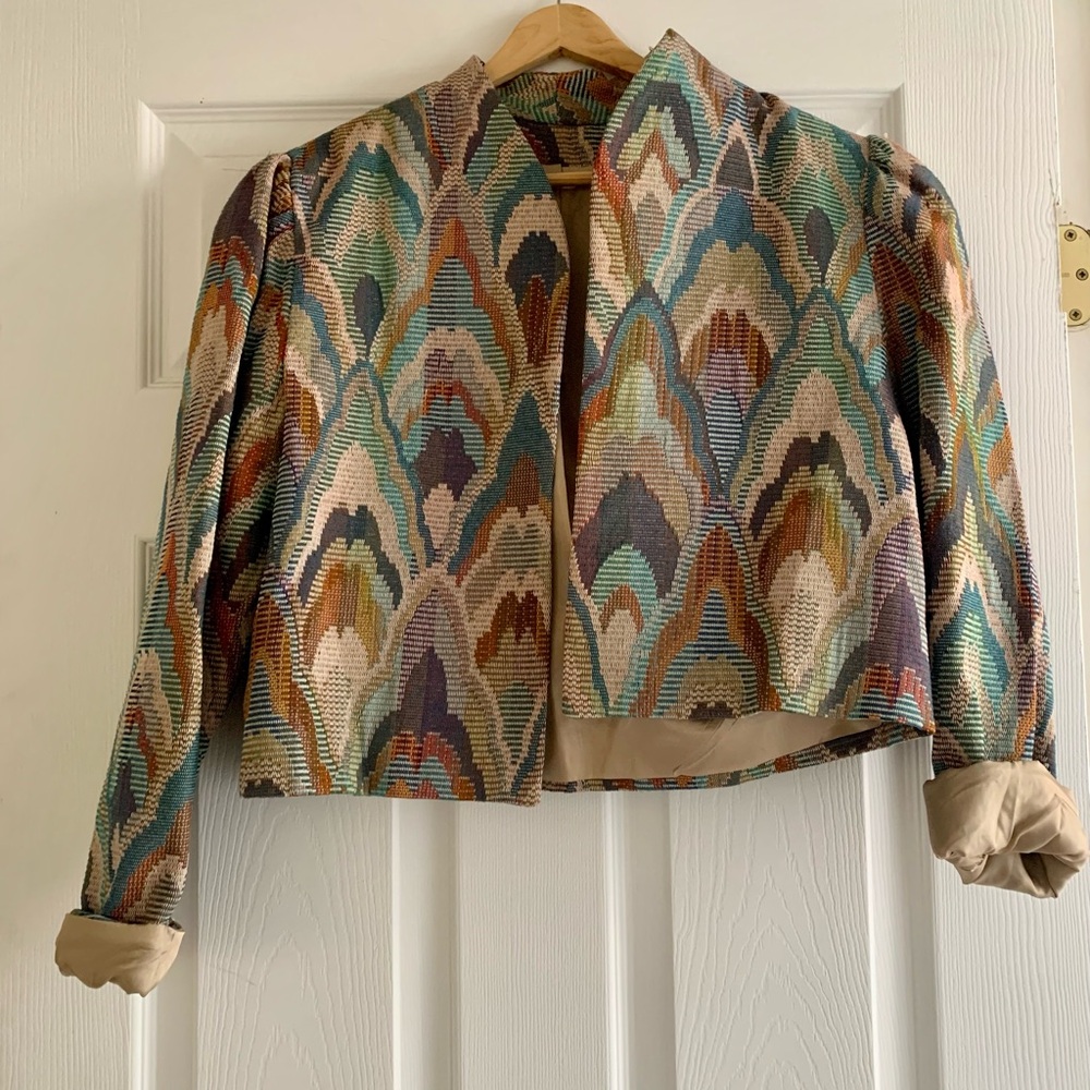 Amazing vintage tapestry jacket